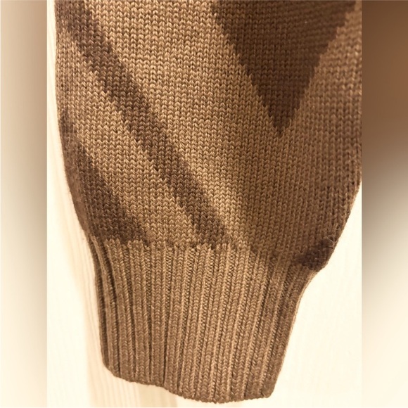 Aritzia Babaton Guell Sweater Merino Wool Turtleneck Pinecone Brown Cocoa Small - Picture 8 of 13